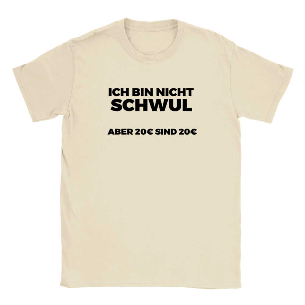 ICH BIN NICHT SCHWUL T - SHIRT - LetztesHemd
