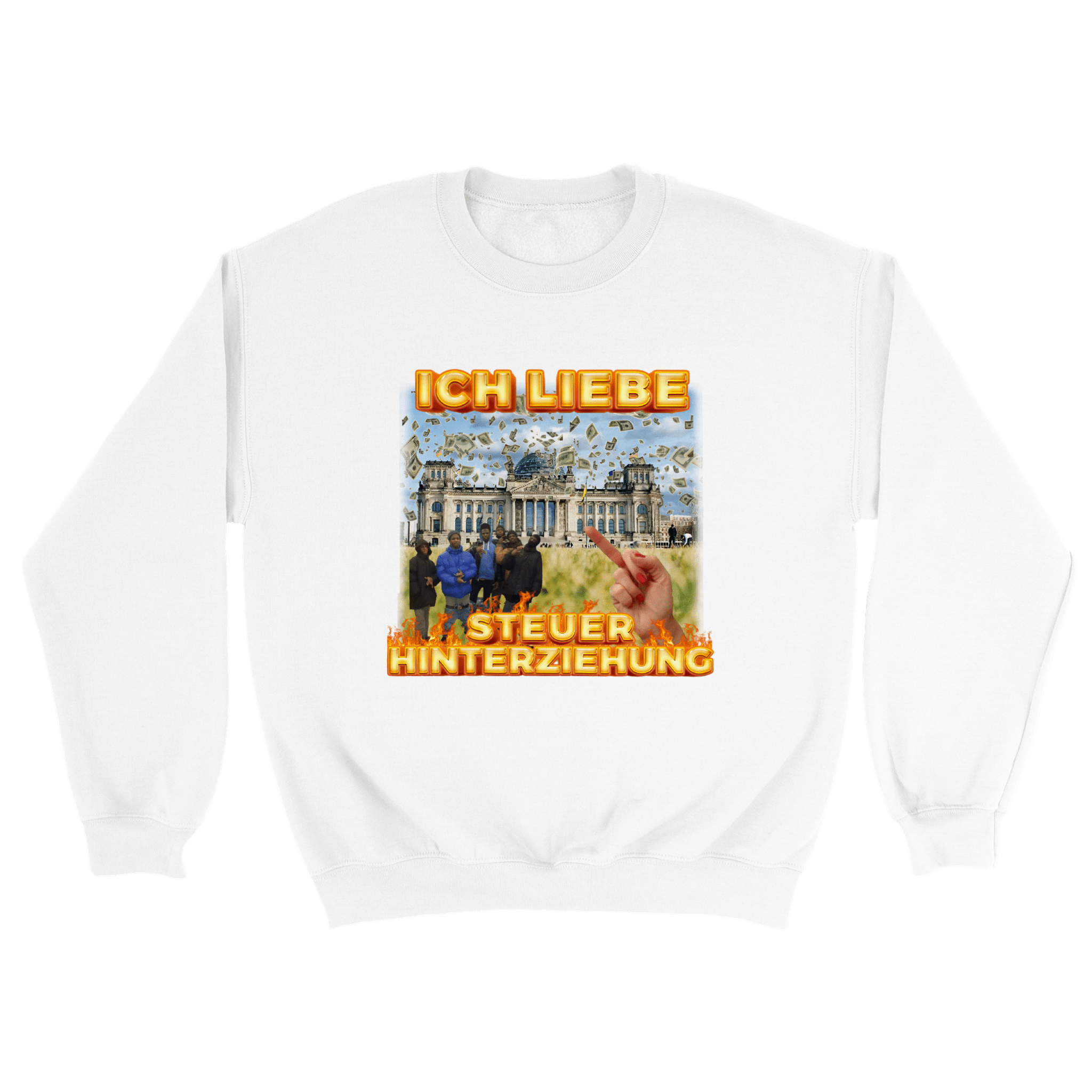 ICH LIEBE STEUERHINTERZIEHUNG PULLOVER - LetztesHemd