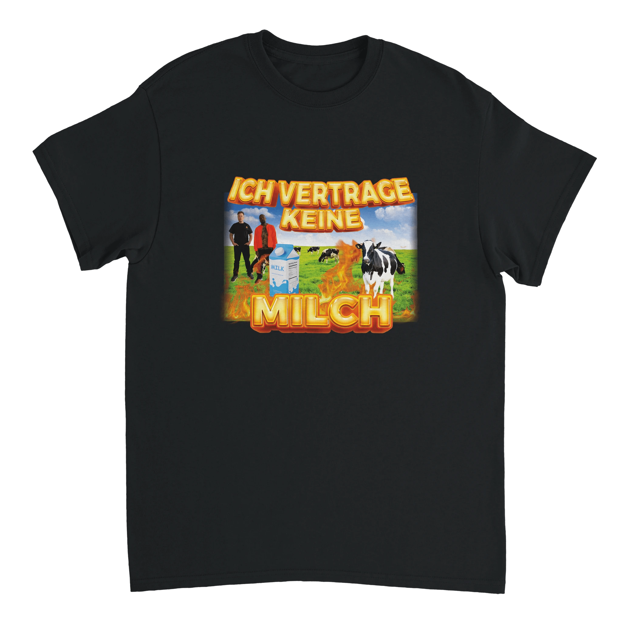 ICH VERTRAGE KEINE MILCH T - SHIRT - LetztesHemd