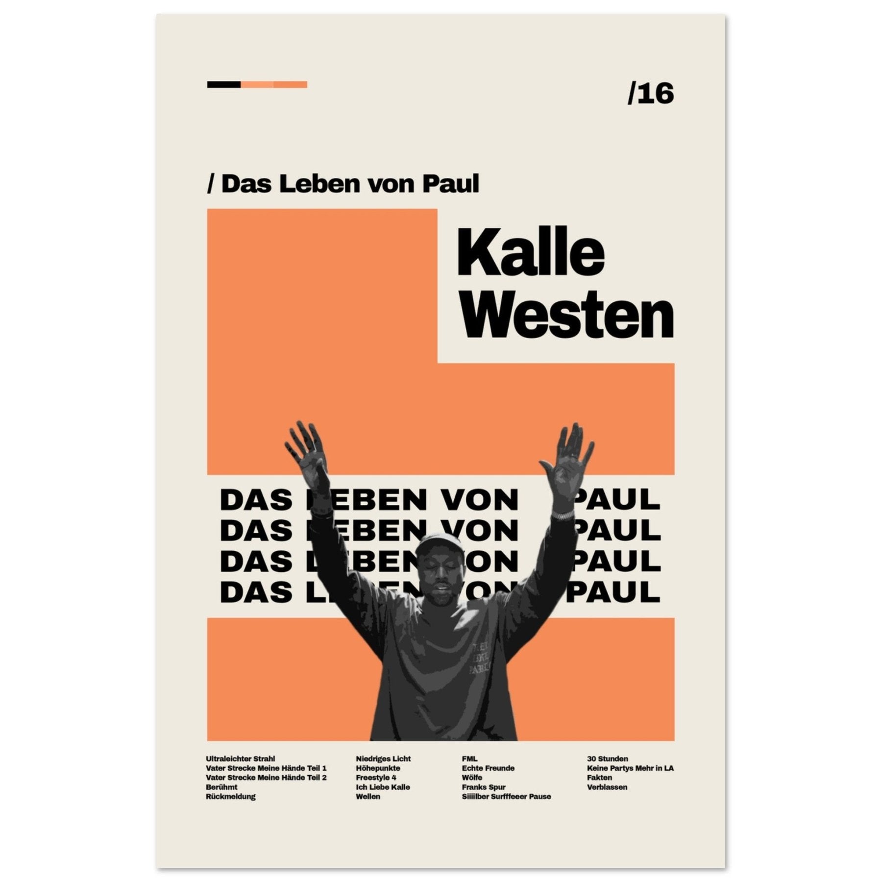 Kalle Westen - Das Leben von Paul Poster - Print Material - LetztesHemd