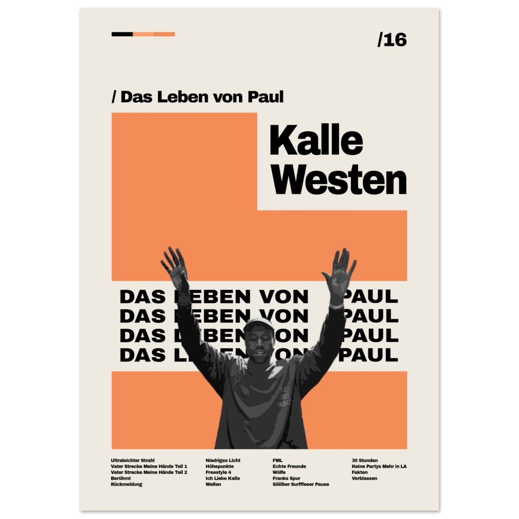 Kalle Westen - Das Leben von Paul Poster - Print Material - LetztesHemd
