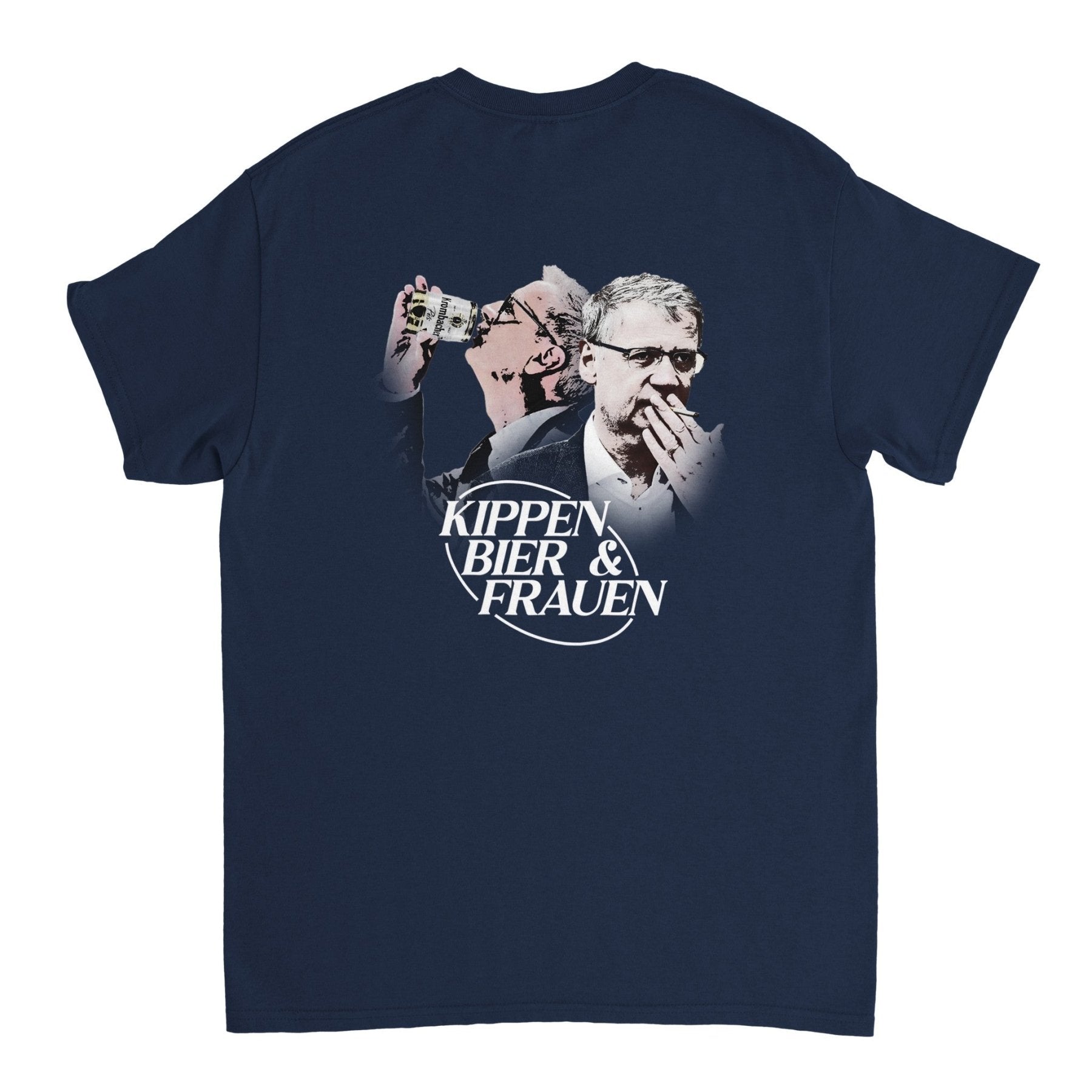 KIPPEN BIER UND FRAUEN T - SHIRT - Print Material - LetztesHemd