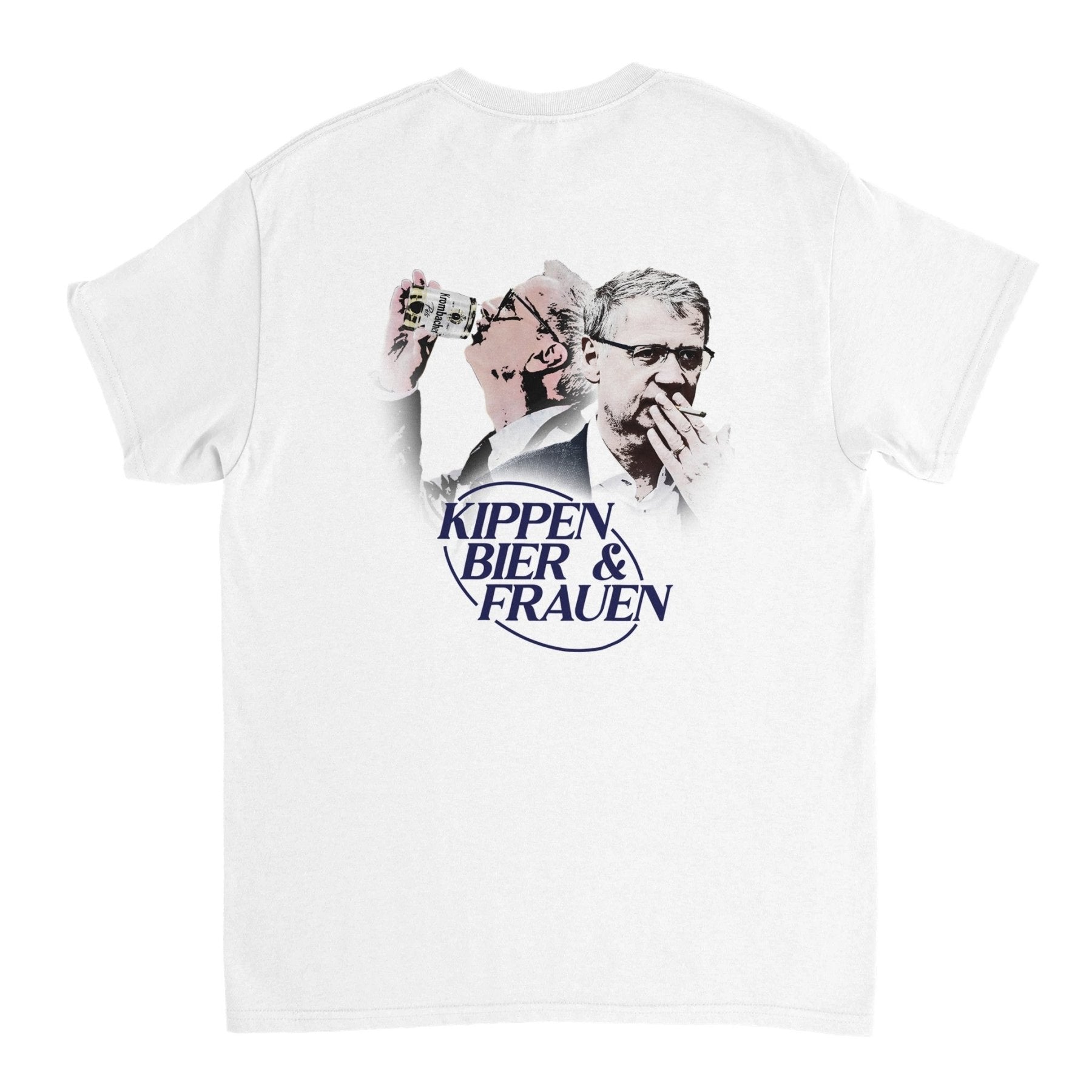 KIPPEN BIER UND FRAUEN T - SHIRT - Print Material - LetztesHemd