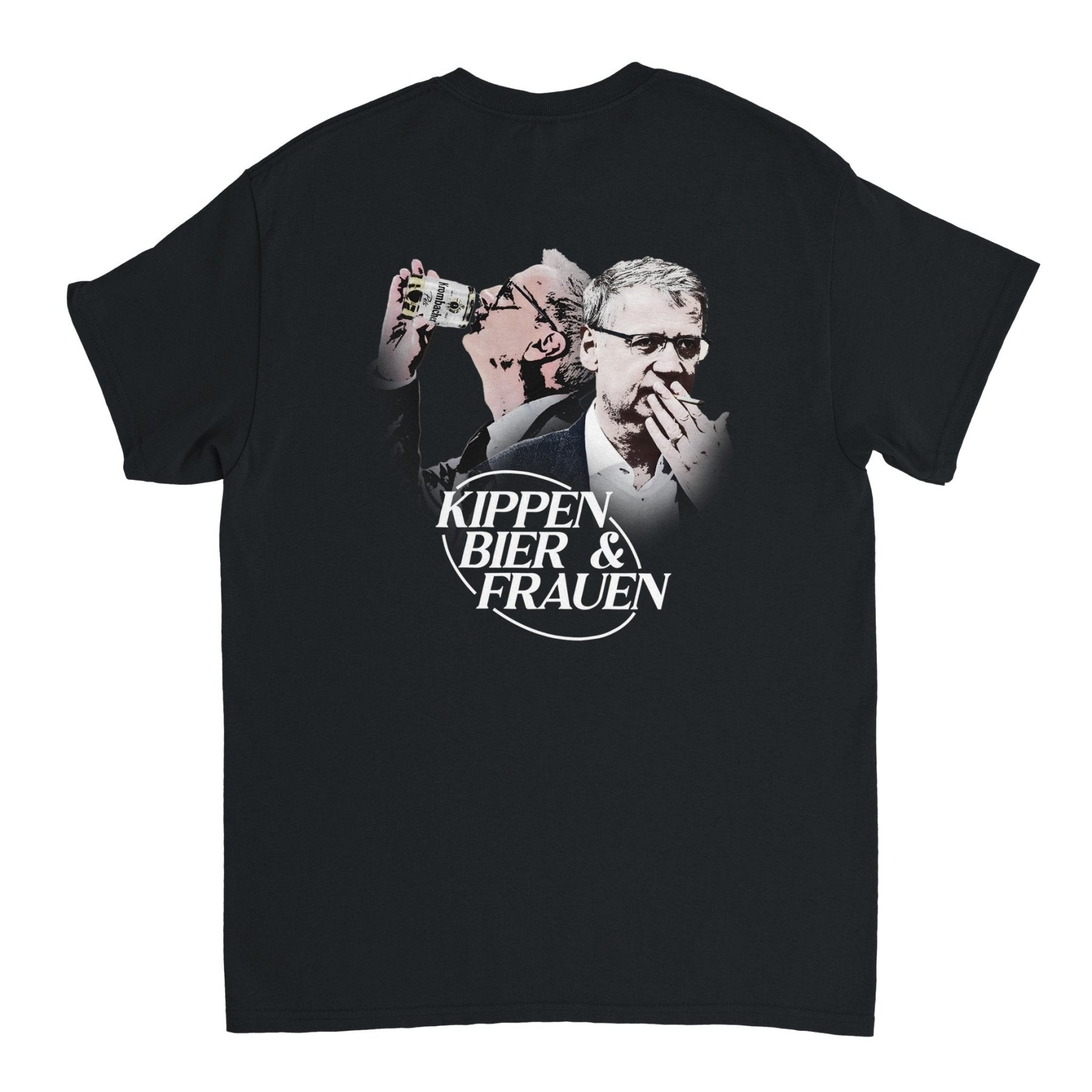 KIPPEN BIER UND FRAUEN T - SHIRT - Print Material - LetztesHemd