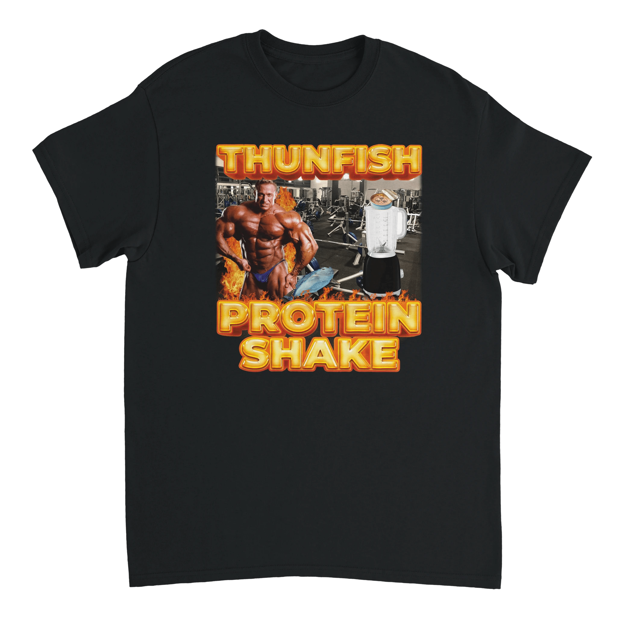 THUNFISCH PROTEINSHAKE T - SHIRT - LetztesHemd
