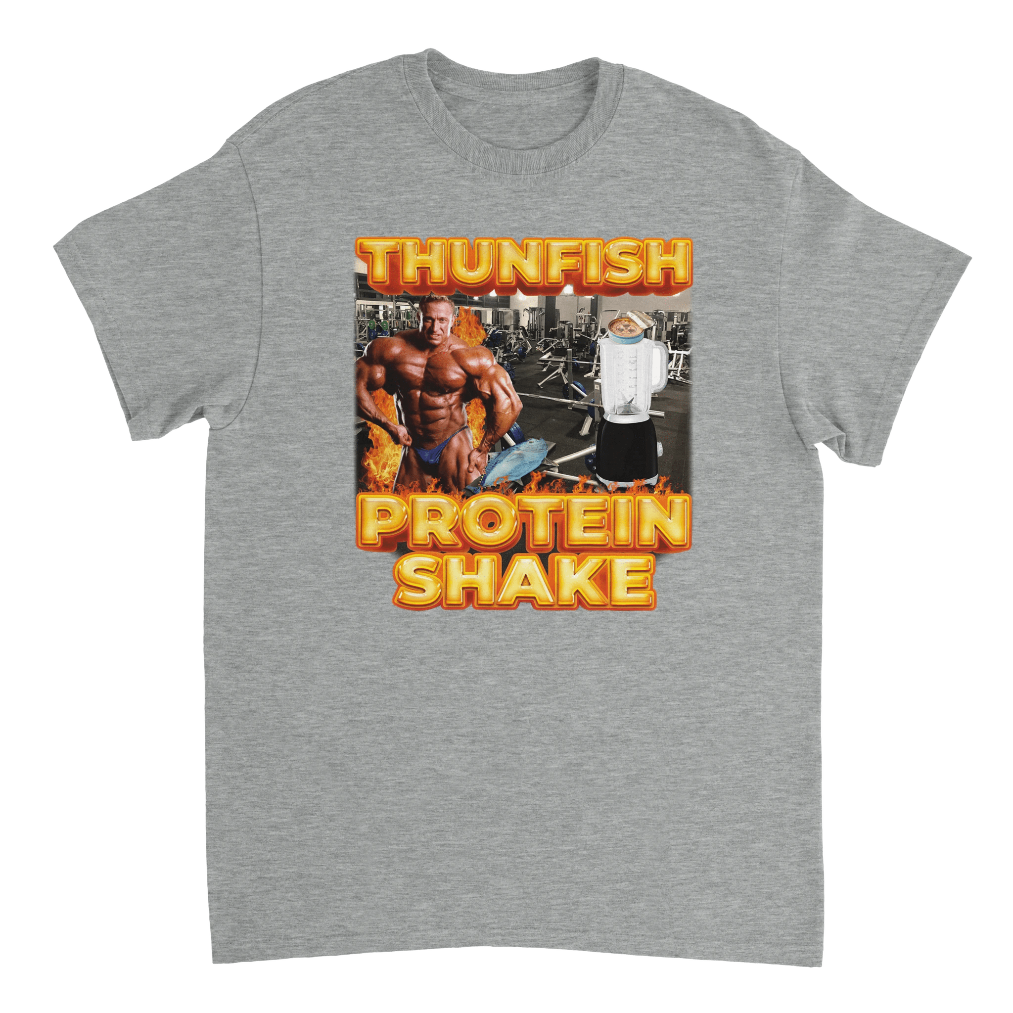 THUNFISCH PROTEINSHAKE T - SHIRT - LetztesHemd