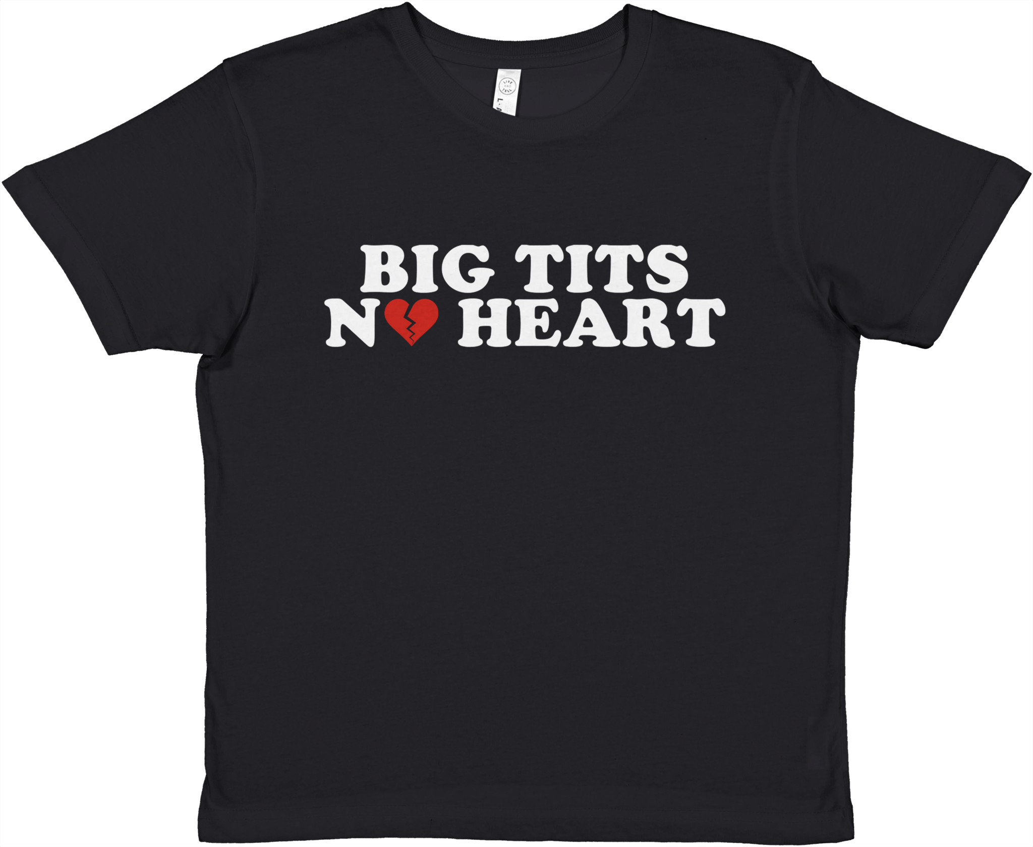 BIG TITS NO HEART BABY TEE - LetztesHemd