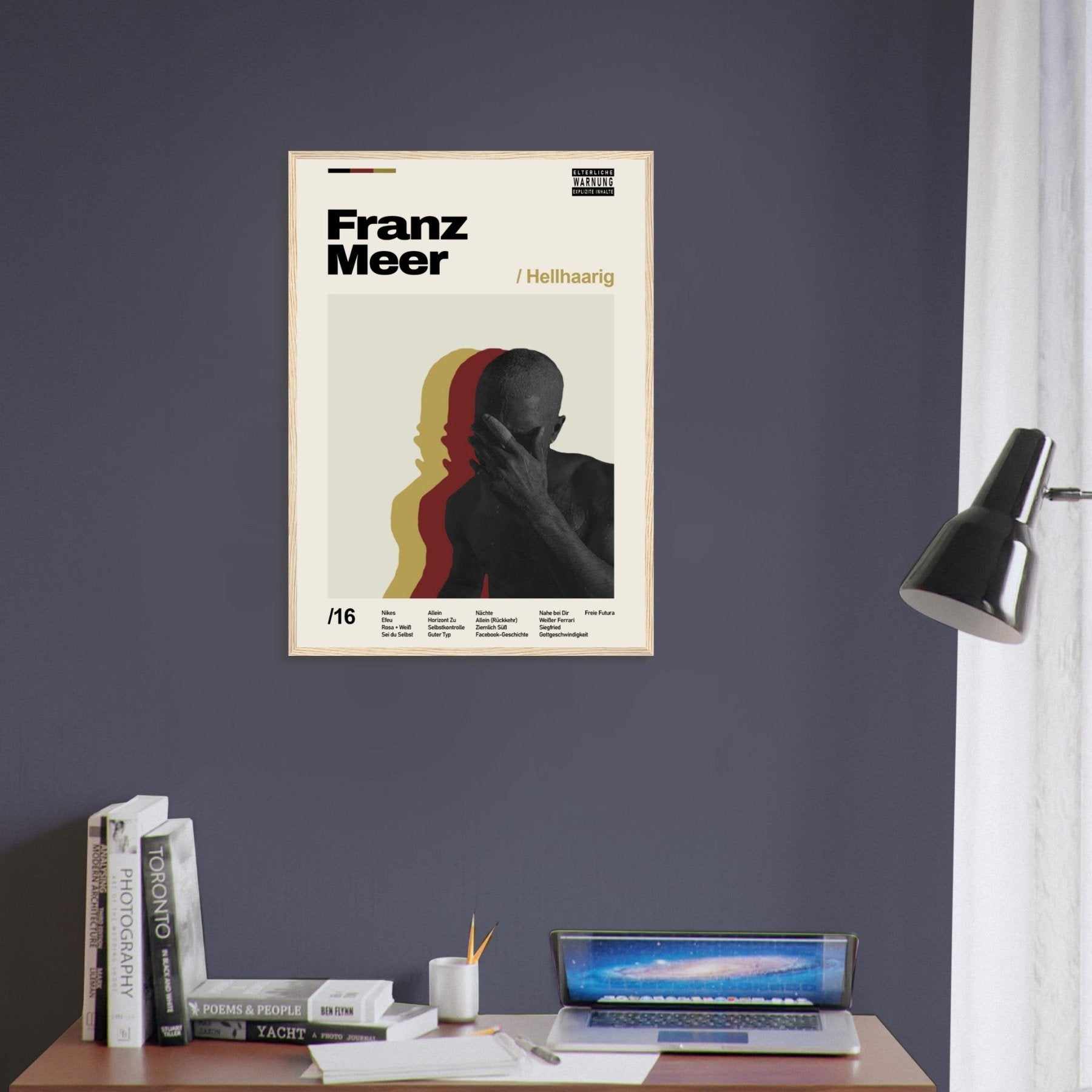 Franz Meer - Hellhaarig Poster - Print Material - LetztesHemd