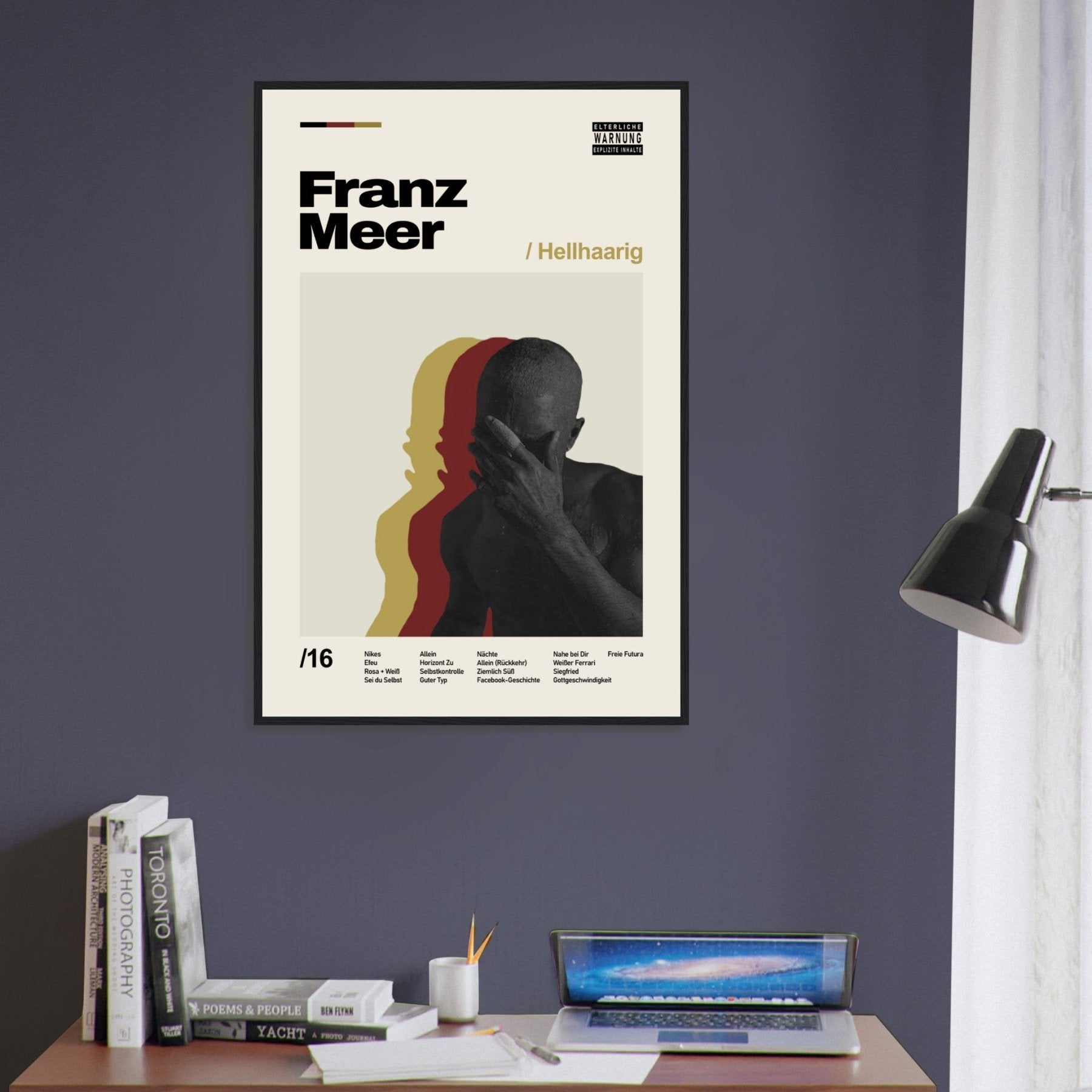 Franz Meer - Hellhaarig Poster - Print Material - LetztesHemd