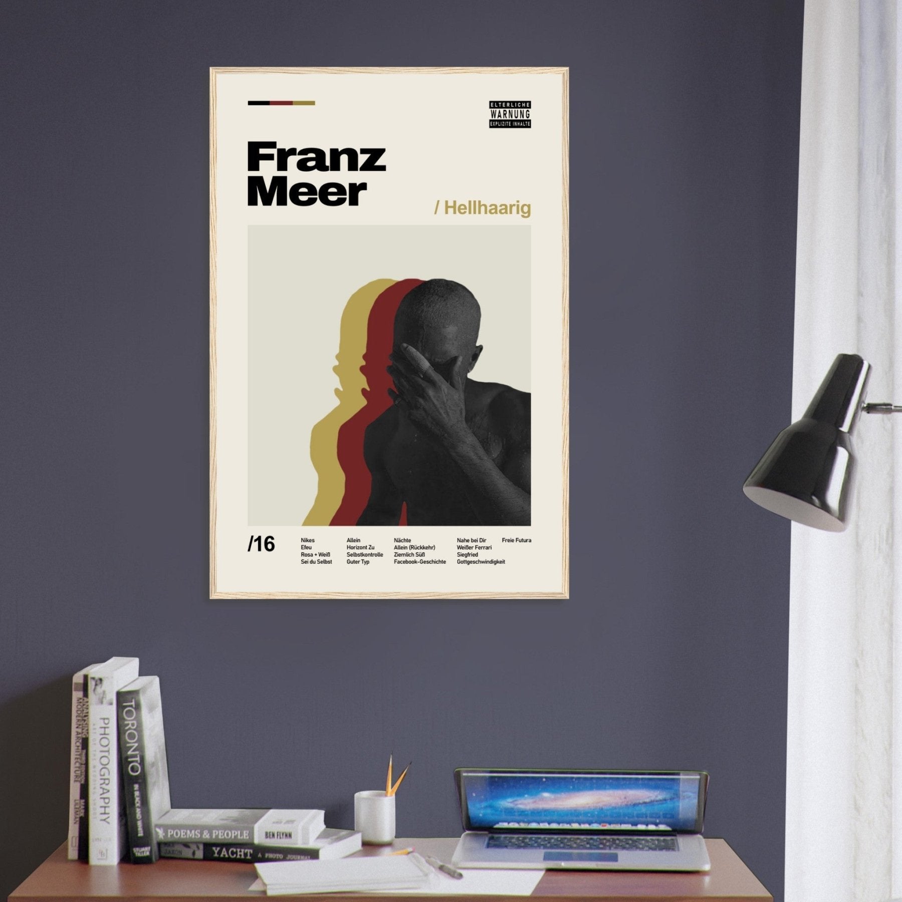 Franz Meer - Hellhaarig Poster - Print Material - LetztesHemd