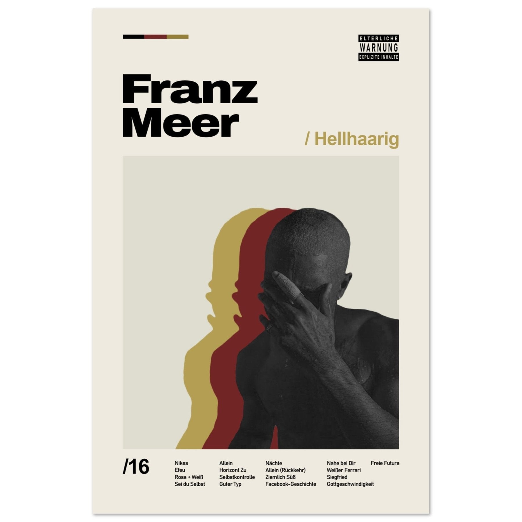 Franz Meer - Hellhaarig Poster - Print Material - LetztesHemd