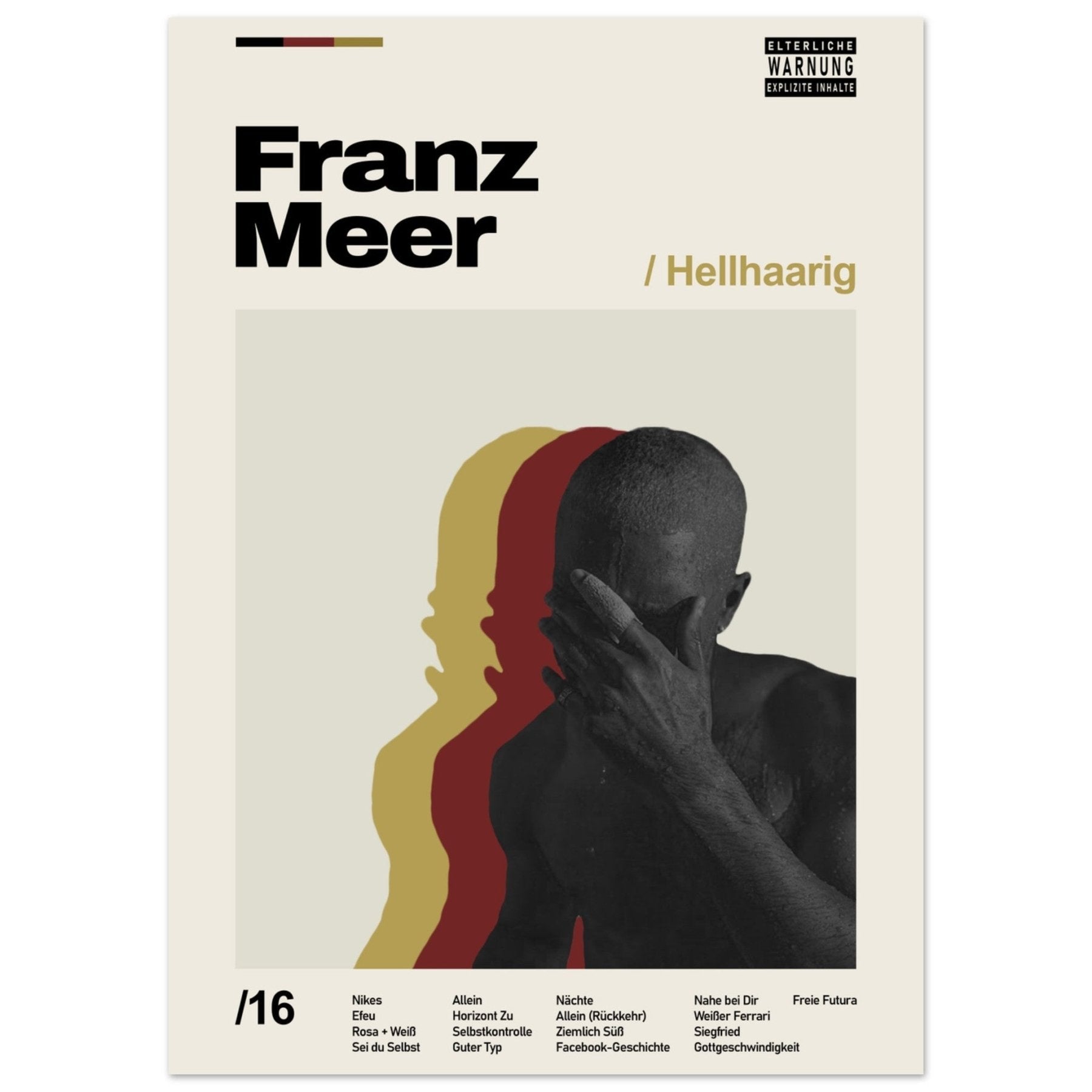 Franz Meer - Hellhaarig Poster - Print Material - LetztesHemd