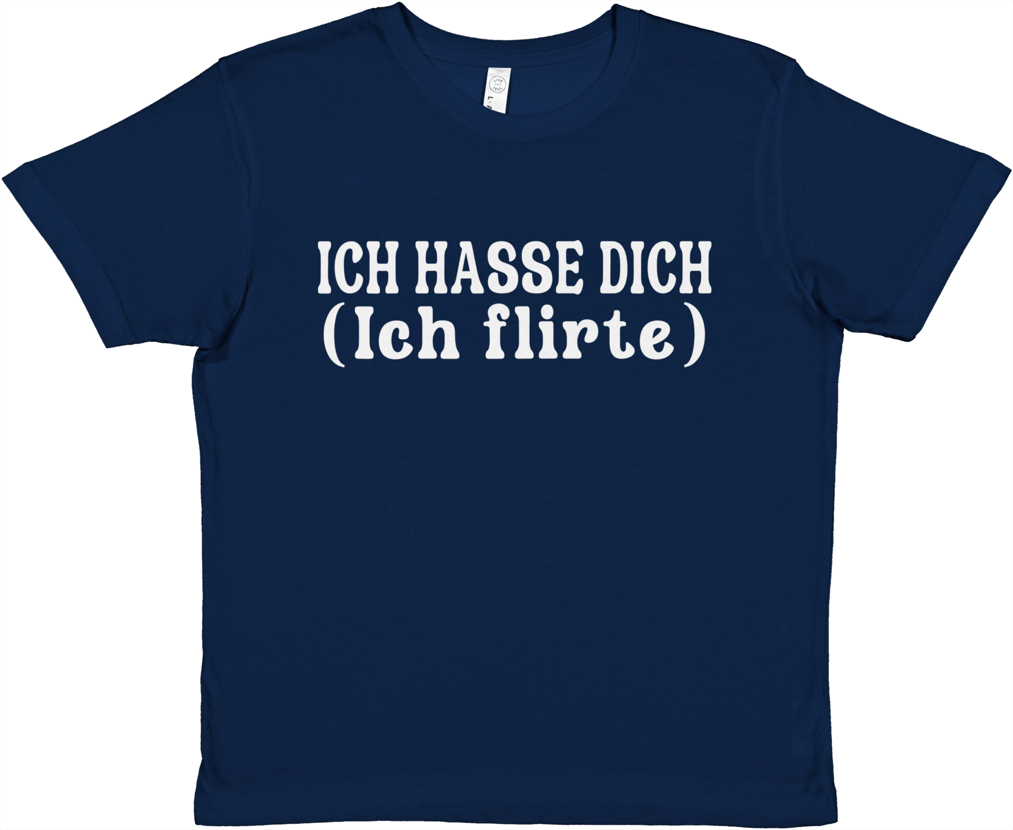 ICH HASSE DICH (ICH FLIRTE) BABY TEE - LetztesHemd