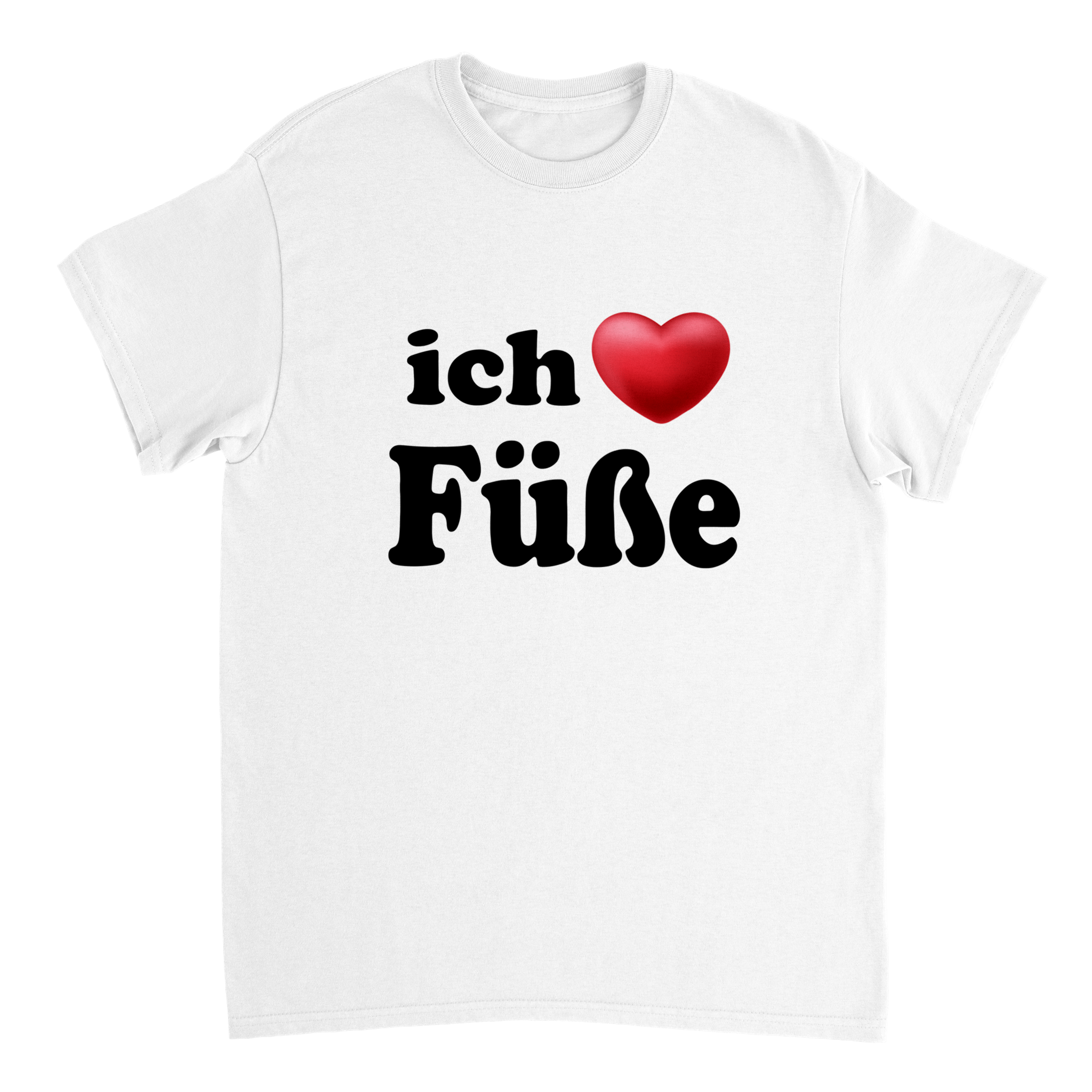 ICH LIEBE FÜSSE T - SHIRT - LetztesHemd