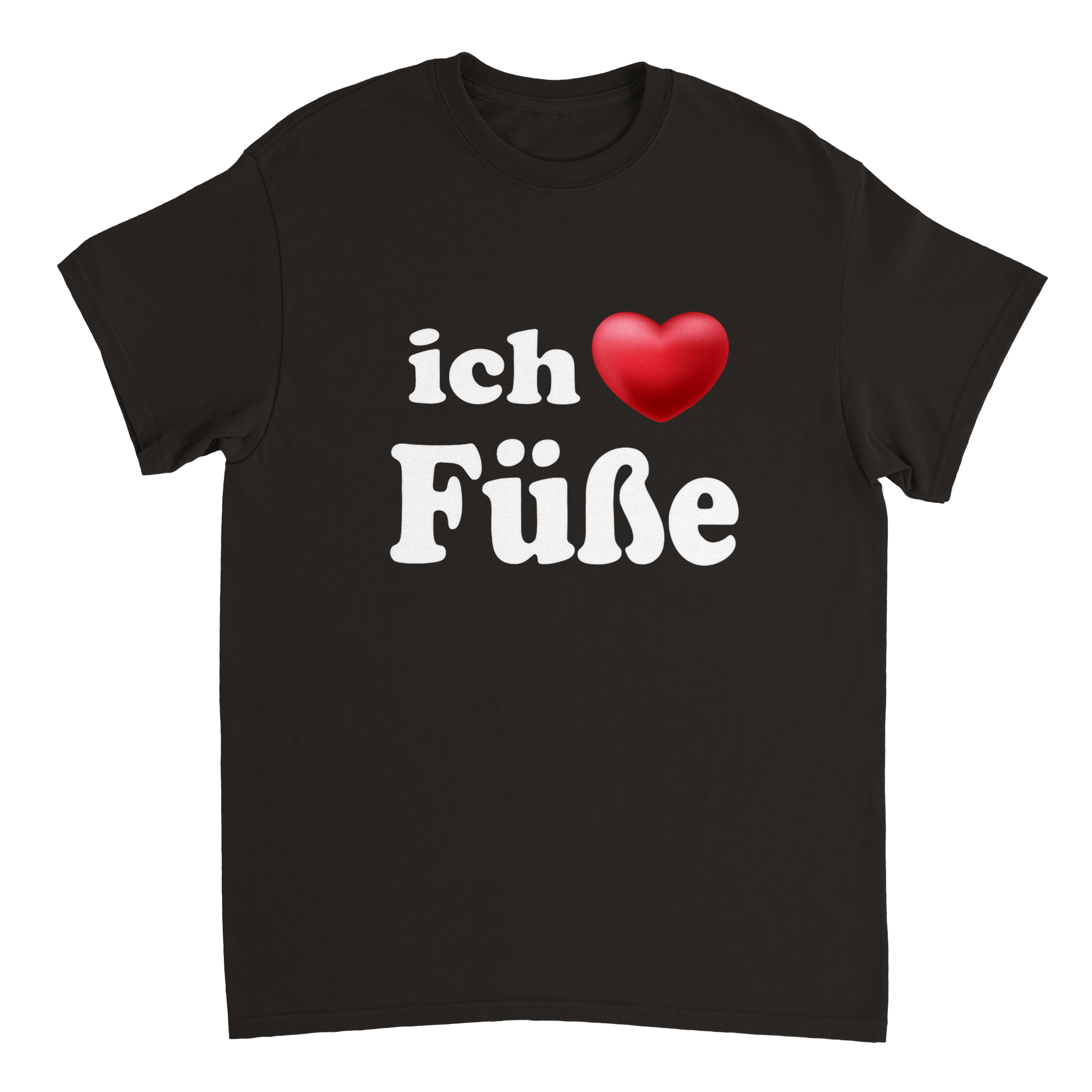 ICH LIEBE FÜSSE T - SHIRT - LetztesHemd