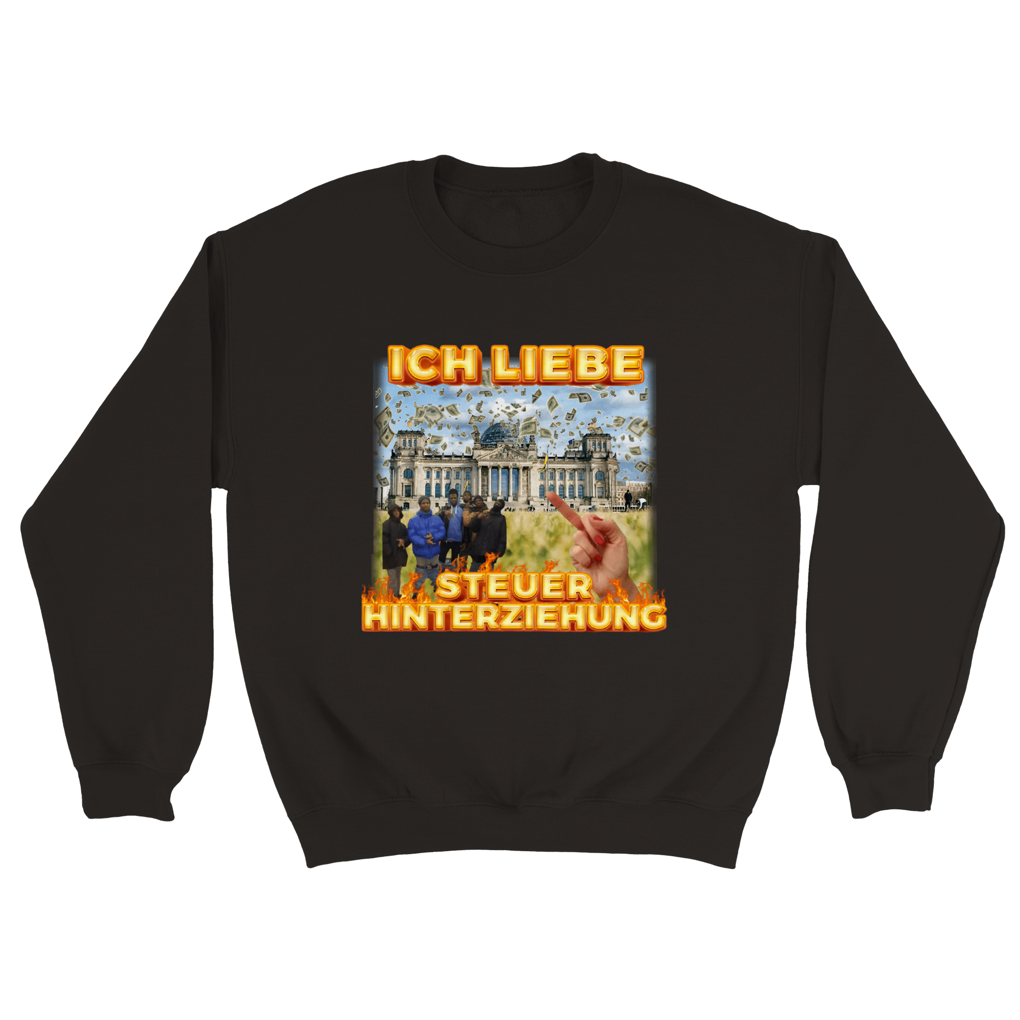 ICH LIEBE STEUERHINTERZIEHUNG PULLOVER - LetztesHemd