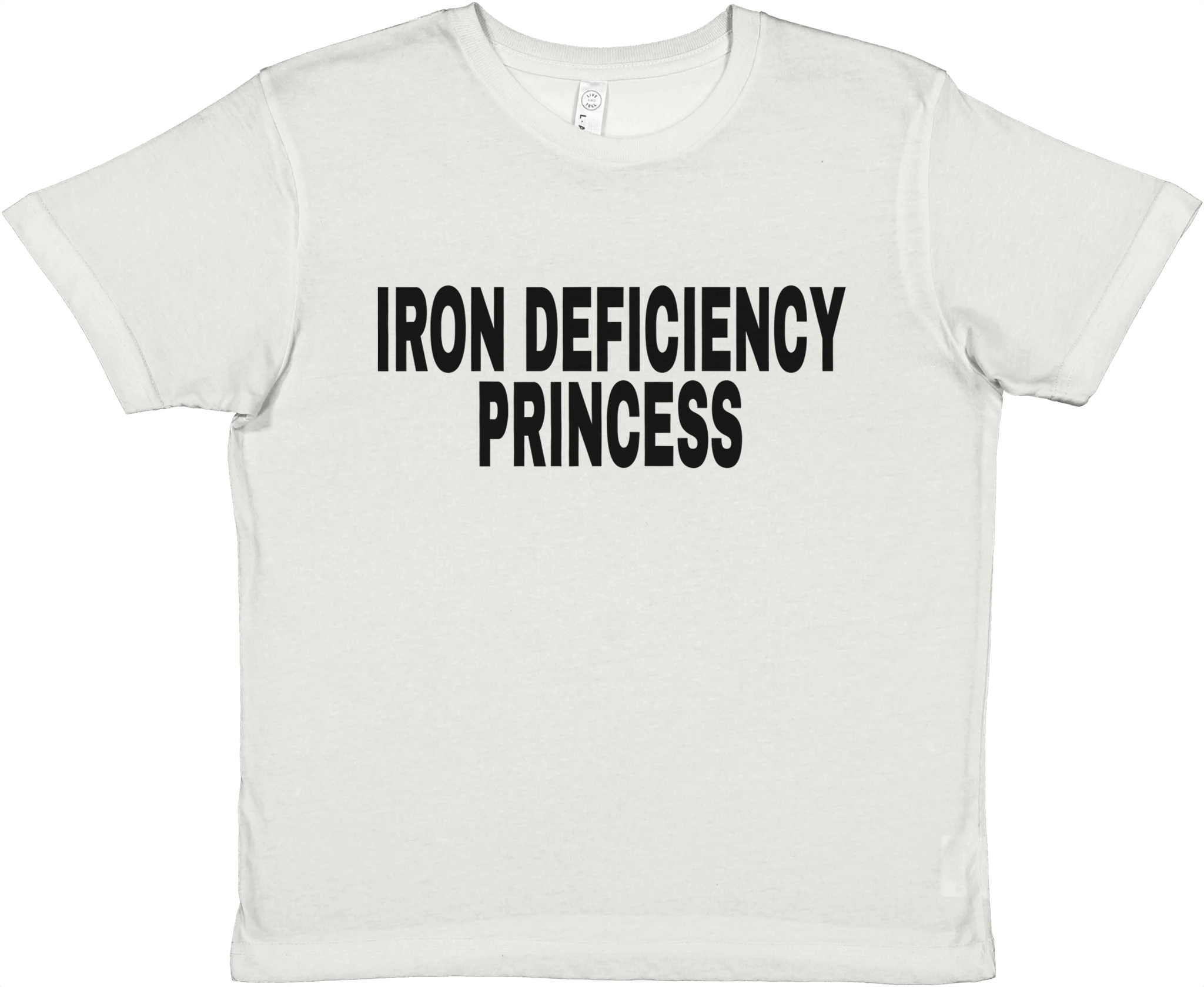 IRON DEFICIENCY PRINCESS BABY TEE - LetztesHemd