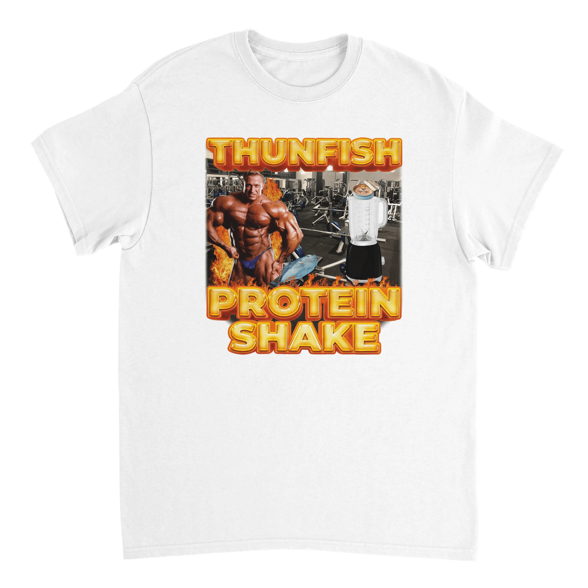 THUNFISCH PROTEINSHAKE T - SHIRT - LetztesHemd