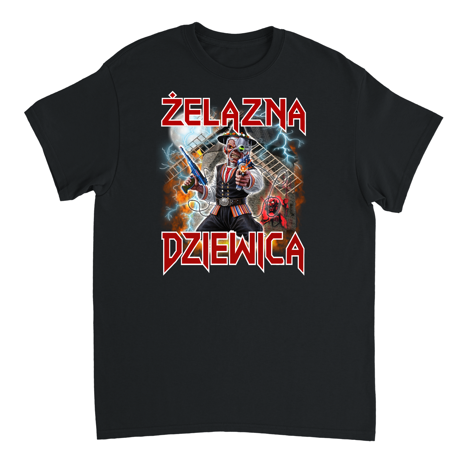 Żelazna Dziewica Koszulka