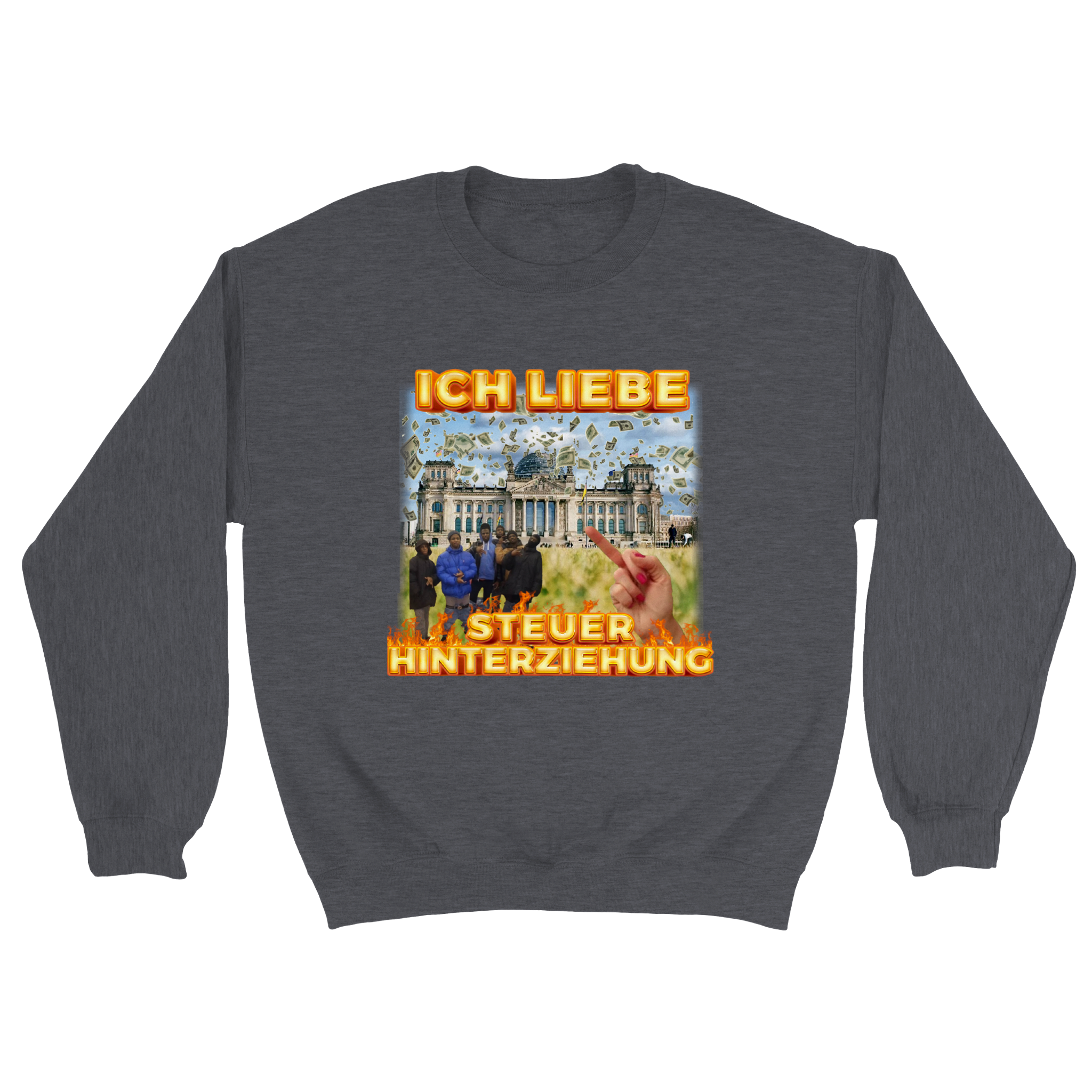 ICH LIEBE STEUERHINTERZIEHUNG PULLOVER