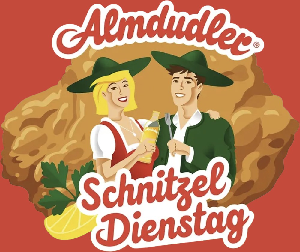 Almdudler Schnitzel Dienstag